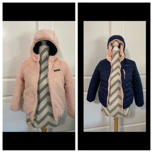 Eddie Bauer Mediums 10/12 Reversible Puffer Jacket